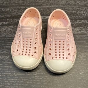 Pink native shoes